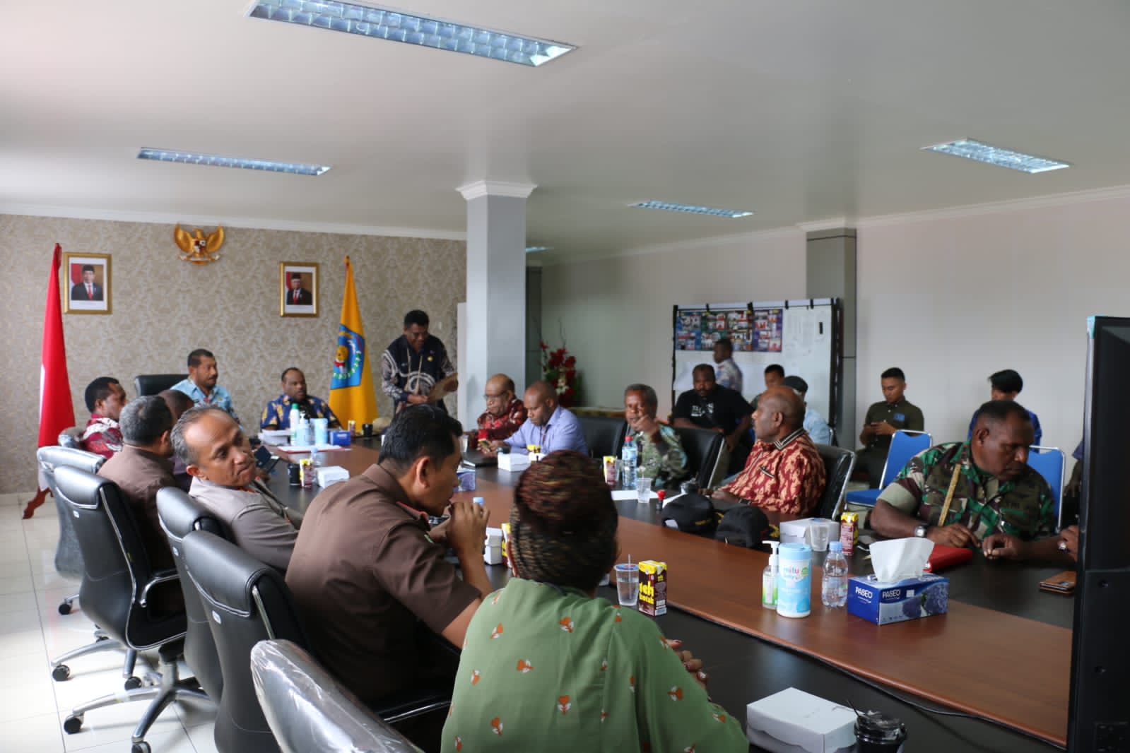 Dandim 1702/JWY Bersama Forkopimda Aktif Selesaikan Permasalahan Kerusuhan Wamena