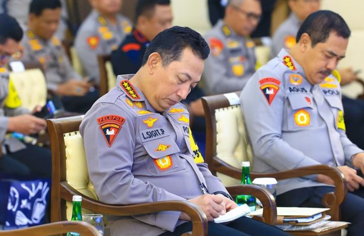 Realese Akhir Tahun 2023, Kapolri: Komitmen Polri Dapat Semakin Presisi