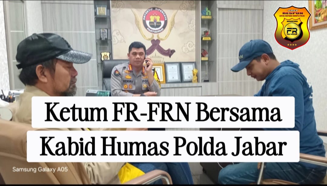 Agus Flores Kunjungi Polda Jabar, Temui Kabid Humas