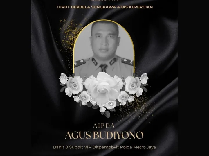 Kapolda Metro Jaya Sampaikan Belasungkawa atas Wafatnya Aipda Agus Budiyono