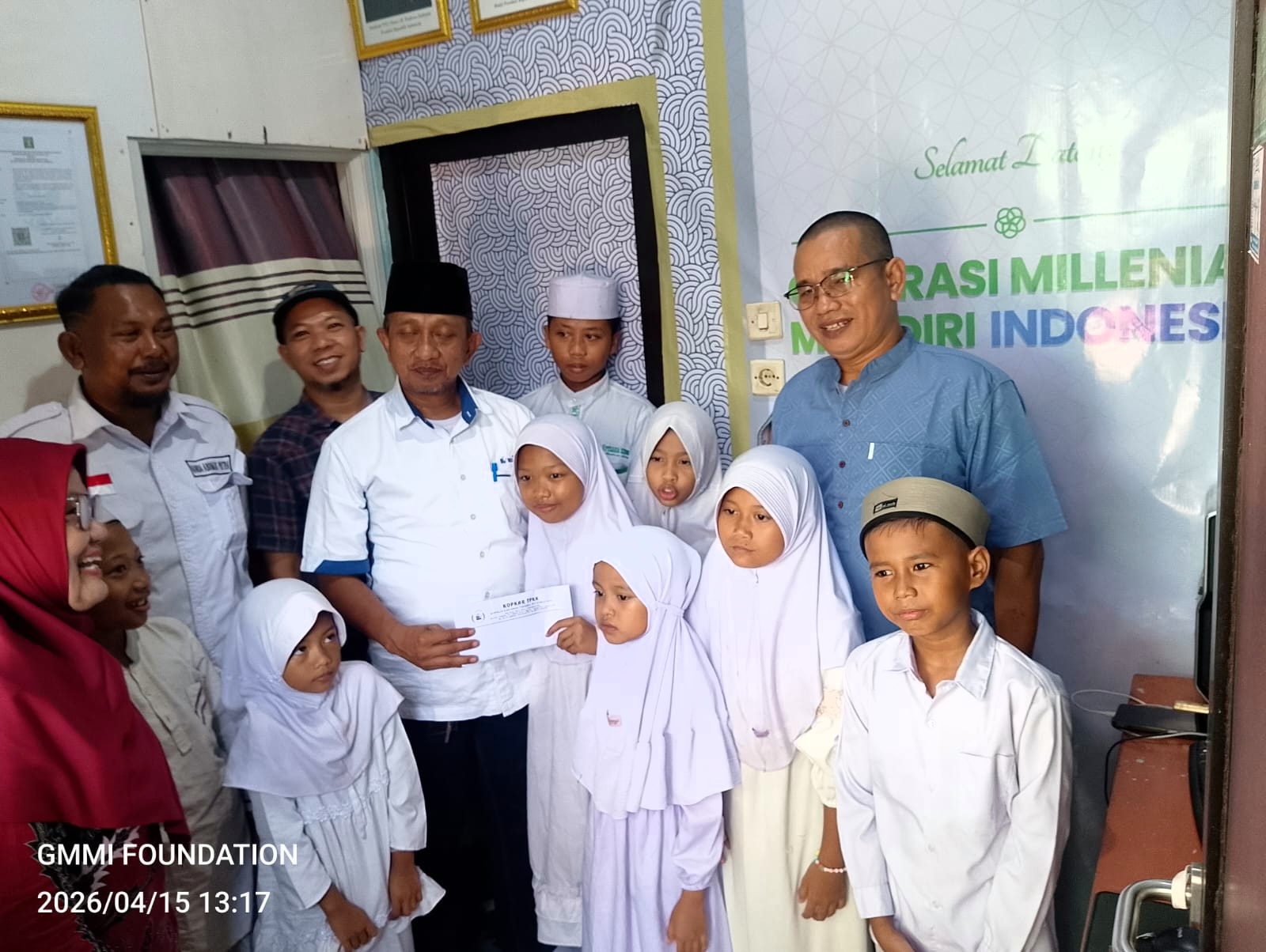 Wujud Kepedulian, KOPKAR TPK Koja Serahkan Bantuan kepada Yayasan Generasi Millennial Mandiri Indonesia