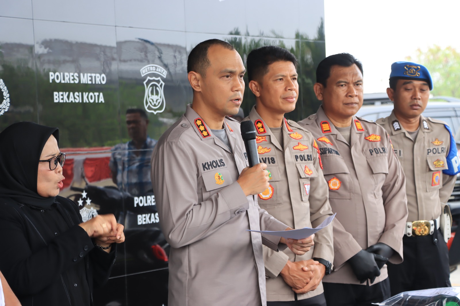 Polres Metro Bekasi Kota Bongkar 6 Kasus Kriminal Menonjol, 11 Tersangka Diciduk