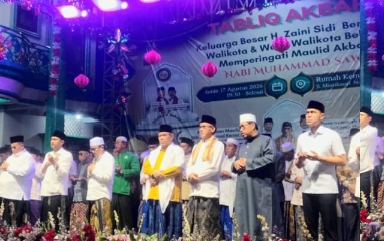 Pengamanan Maulid Akbar H. Zaini Sidi Berjalan Lancar, Ribuan Jemaah Ikuti Rangkaian Acara