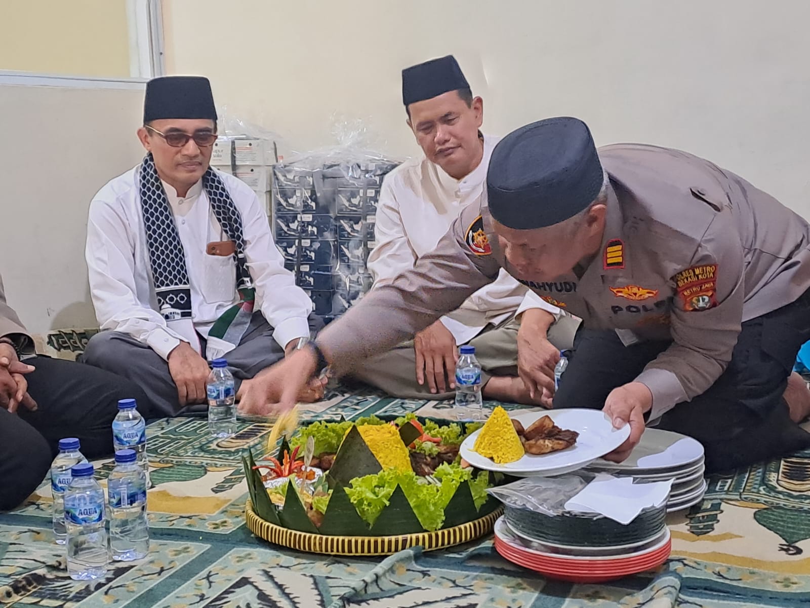 Doa 40 Anak Yatim Iringi AKP Wahyudi Emban Amanah sebagai Kapolsek Pondokgede