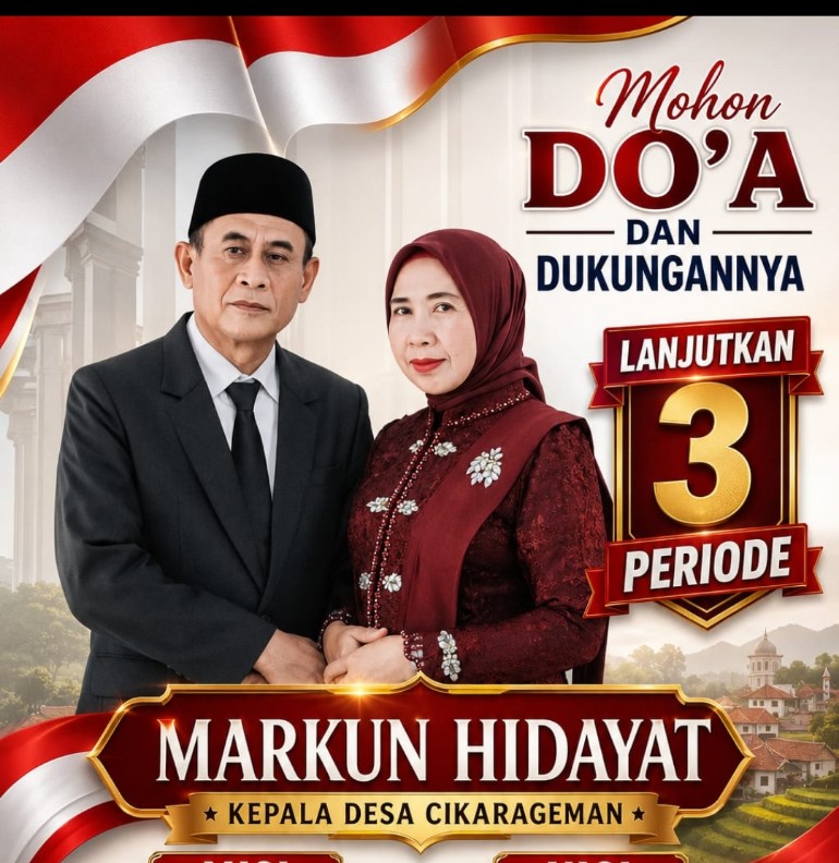 Markun Hidayat Kembali Pimpin Desa Cikarageman untuk Periode Ketiga, Fokus Perkuat Pembangunan dan Kesejahteraan