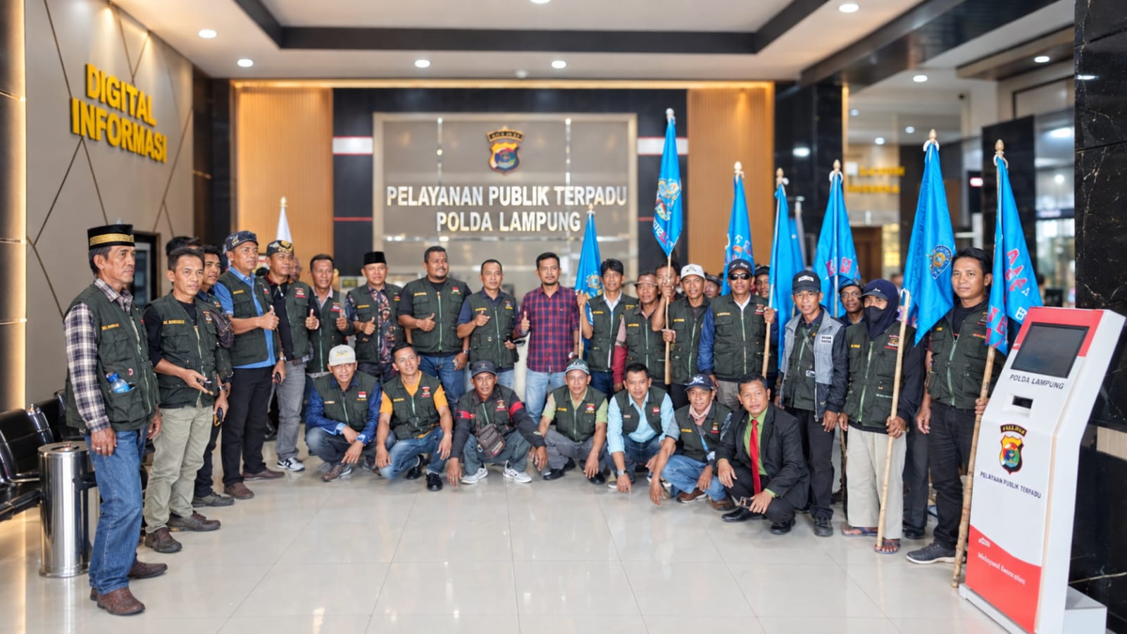 AMBL Kawal Ahli Waris Tanah Adat Tulung Sedang–Talang Batu Mesuji, Laporan Polisi Resmi Diterima SPKT Polda Lampung