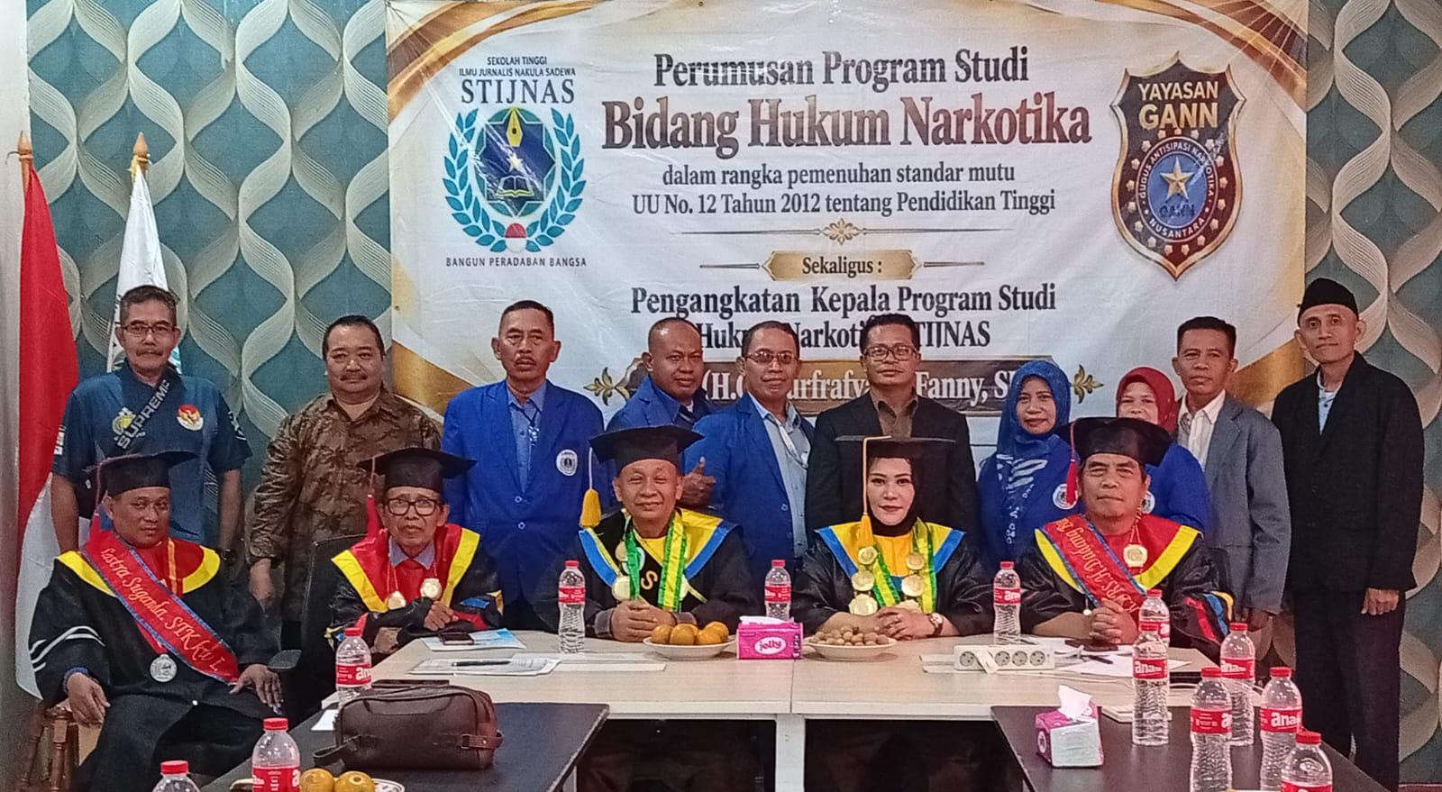 Terobosan Baru STIJNAS Luncurkan Prodi Hukum Narkotika, Pertama di Kalangan Sekolah Jurnalistik