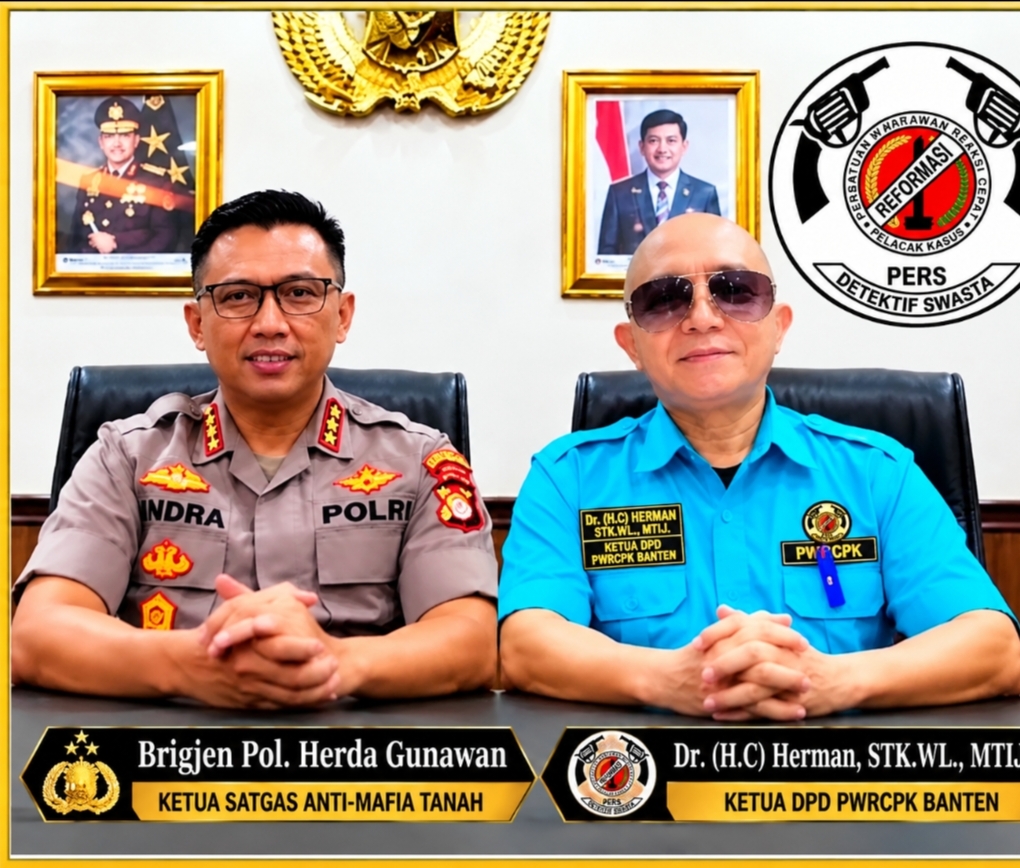 Satgas Anti Mafia Tanah Polri Perkuat Penindakan, PWRCPK Dorong Pengungkapan Dugaan Praktik Mafia Tanah