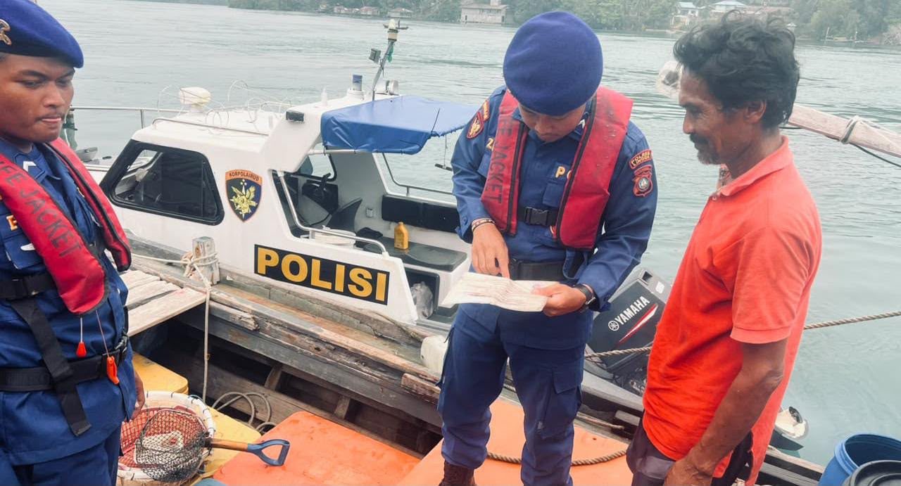 Satpolairud Polres Lingga Gelar Patroli Perairan, Dukung Program Prioritas Kapolri Dan Jaga Keamanan Laut
